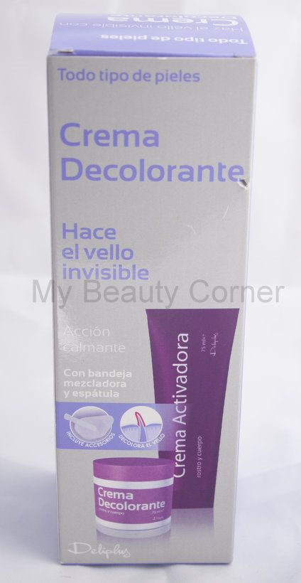 Decolorante vello facial de Mercadona - La Mejor selección en Linea