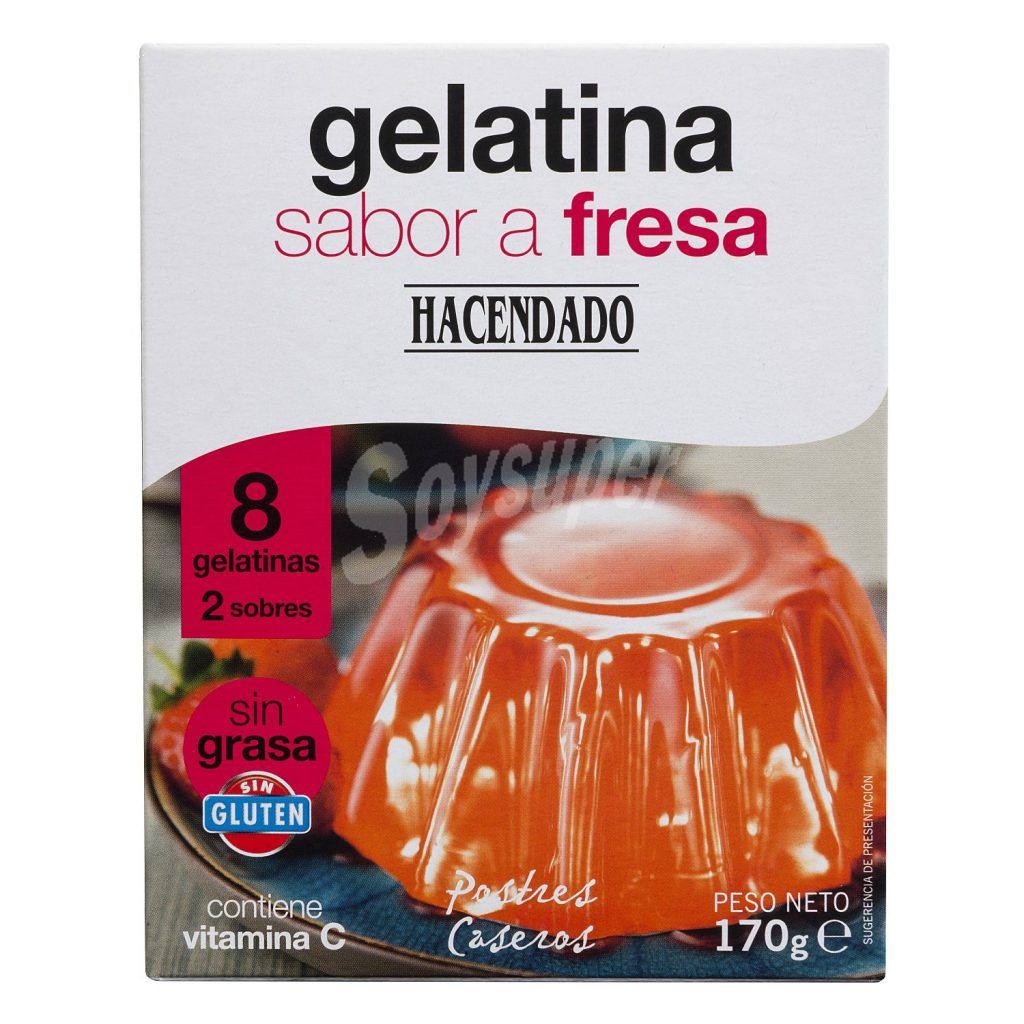 Gelatina vegetal Mercadona Catálogo On line Top 18
