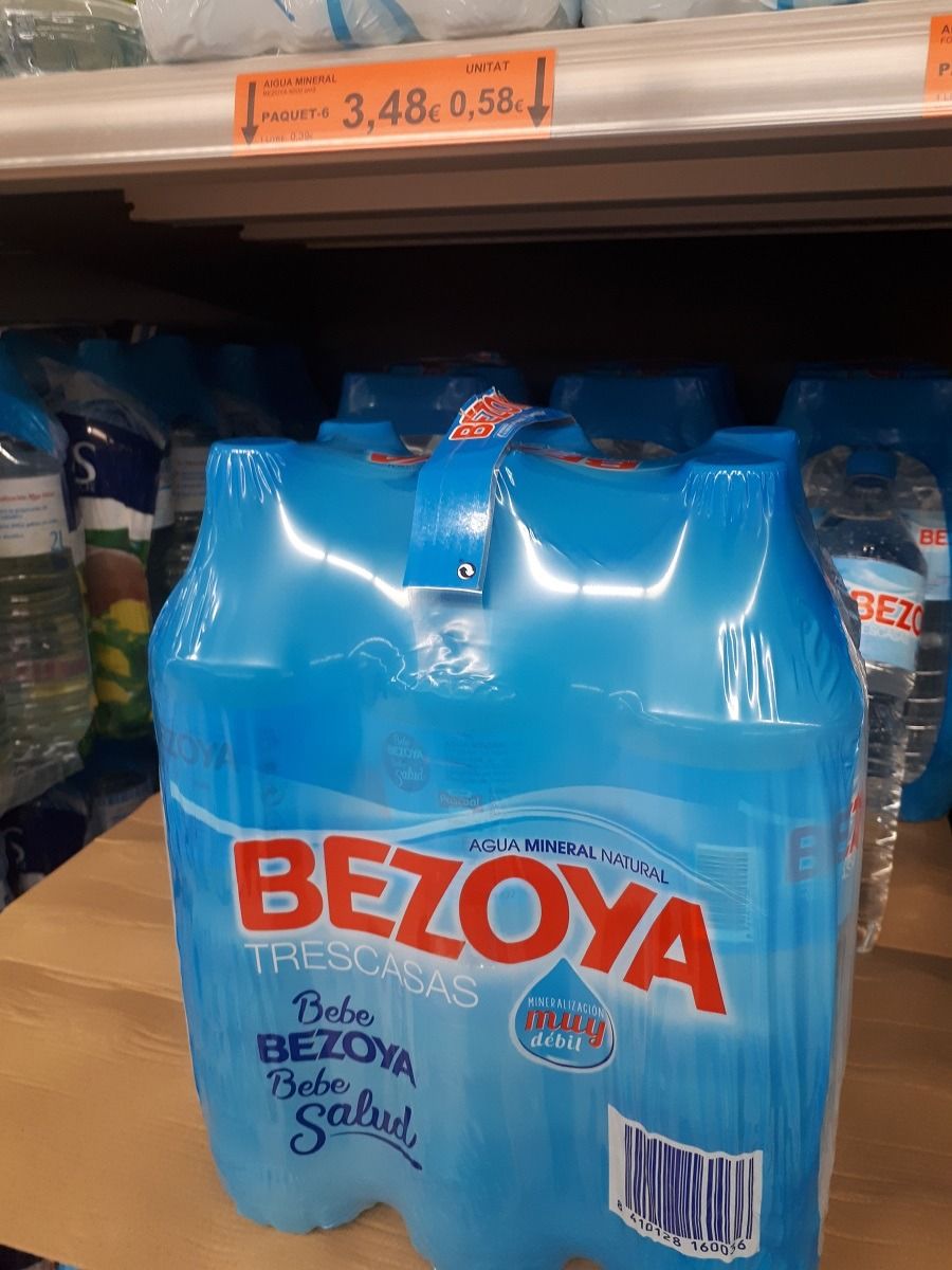 Precio Agua Bezoya Mercadona