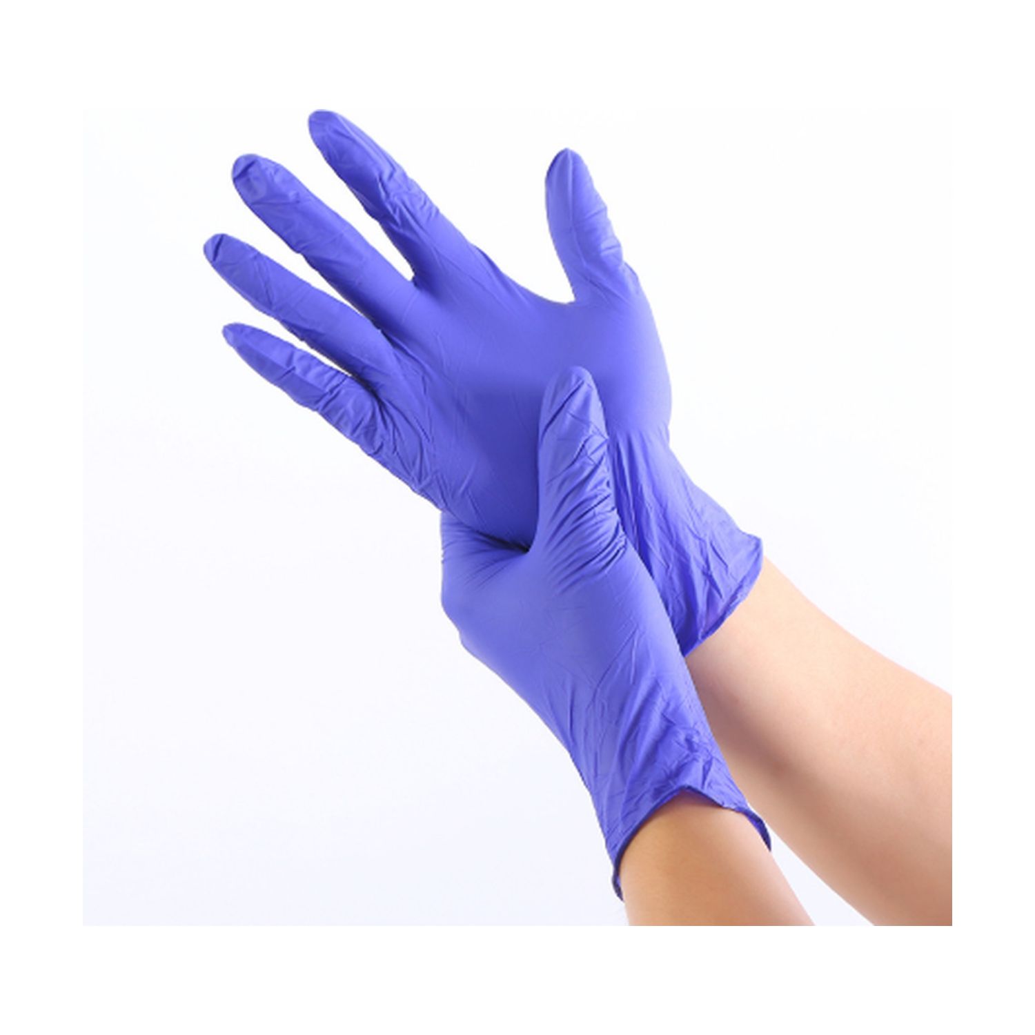 Comprar guantes nitrilo sin polvo Talla L | Naturitas