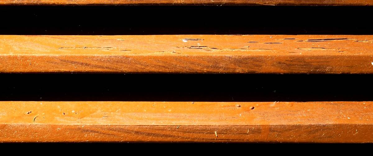 ¿Cómo son los listones de madera?