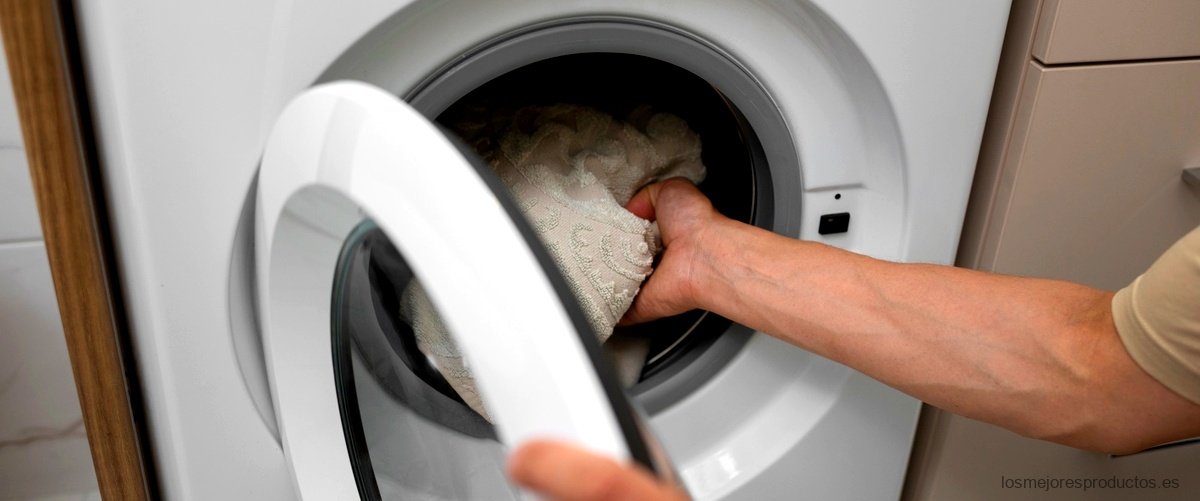 ¿Cuáles son las lavadoras de carga superior?