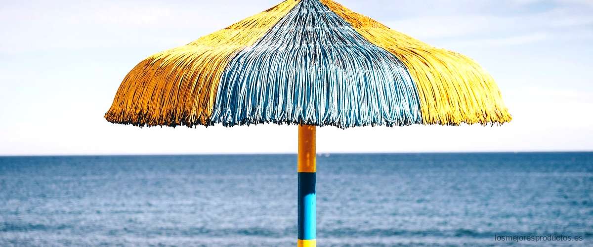 ¿Cuánto debe medir una sombrilla de playa?