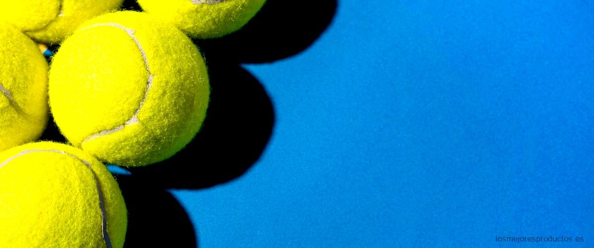 ¿Cuántos tipos de pelotas hay en el tenis?