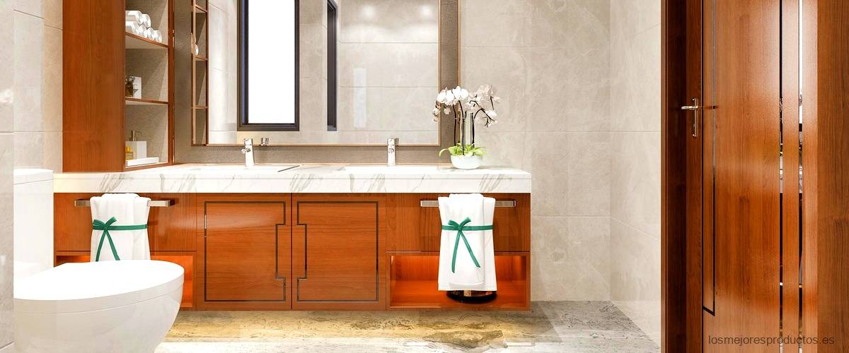 Funcionalidad y elegancia en tu baño: Muebles de baño con espejo Bricomart