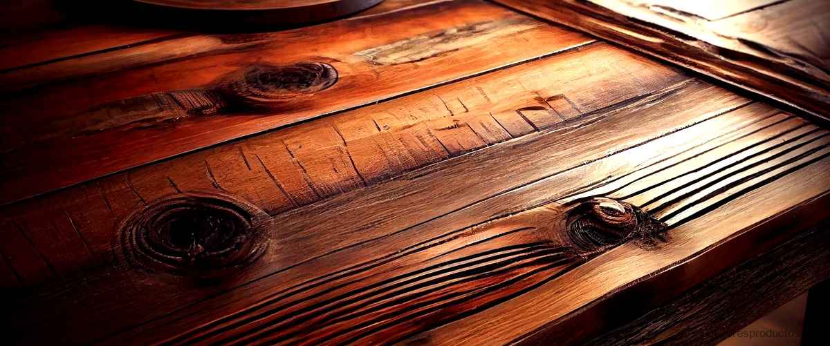 Mesa de madera maciza de estilo rústico: encuentra la tuya de segunda mano