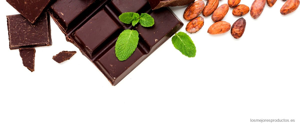 ¿Qué marca de chocolate tiene menos azúcar?