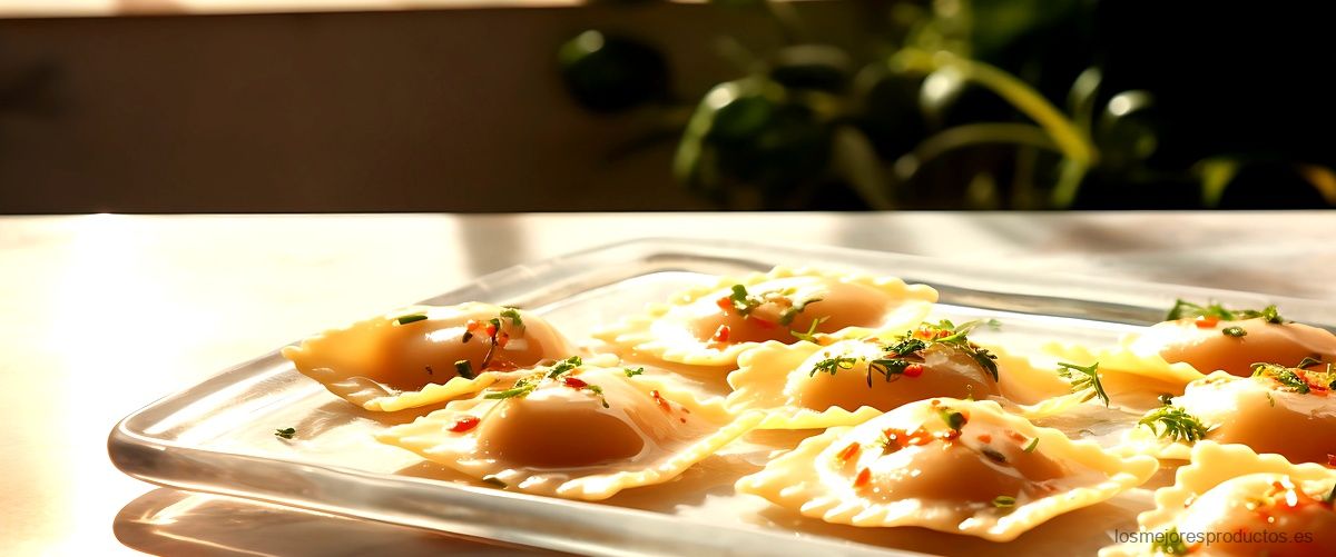 Raviolis rellenos de queso: Una explosión de sabor en cada bocado