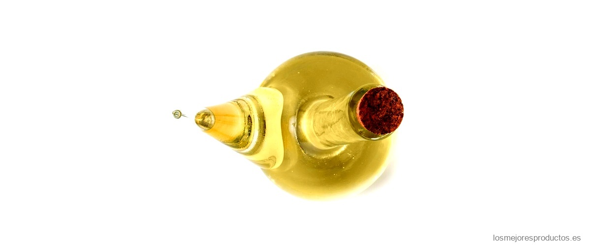 Tapones para botellas de aceite de oliva: la clave para un vertido sin derrames