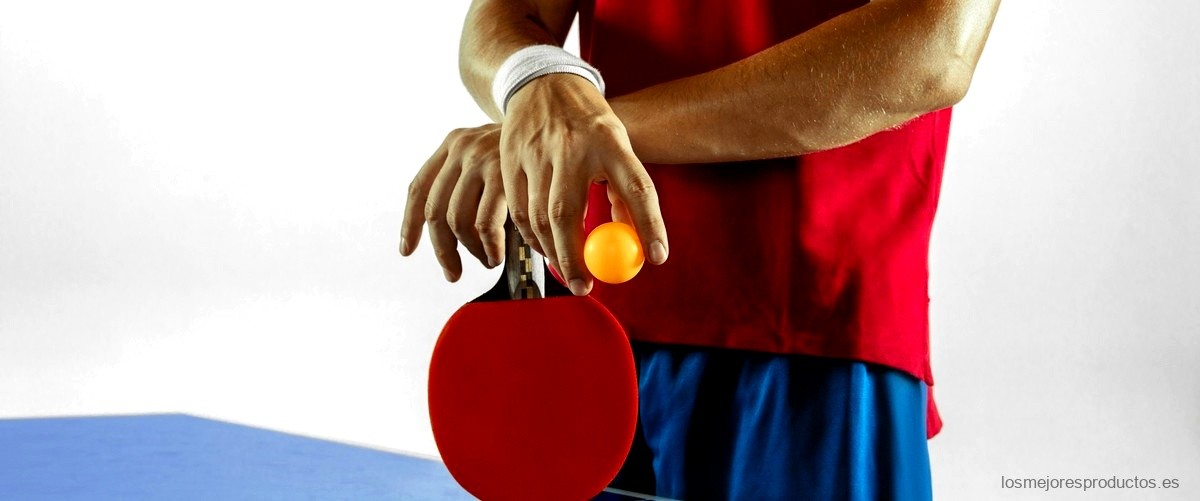 ¿Cómo se clasifican las paletas de ping pong?