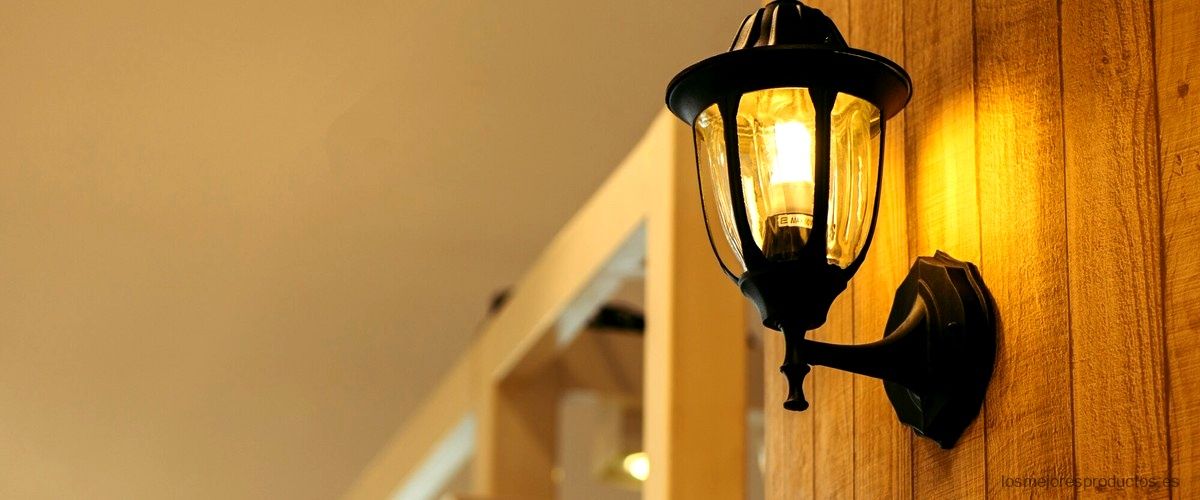 ¿Cómo se llaman las lámparas de exterior?