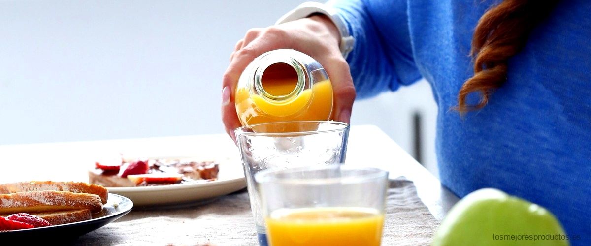 ¿Cuál es el jugo de naranja con menos azúcar?