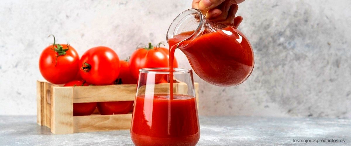 ¿Cuántas calorías tiene el concentrado de tomate?