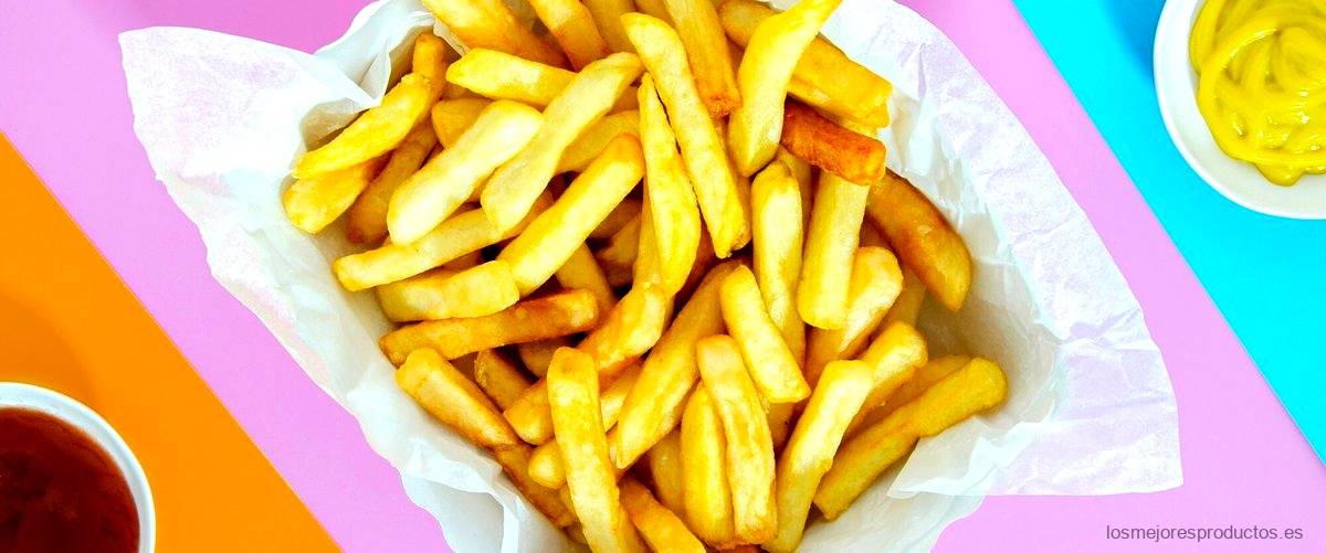 ¿Cuántas calorías tienen 200 gramos de papas fritas?