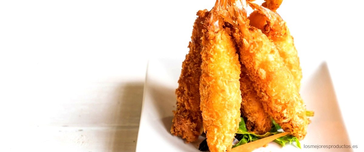 ¿Qué contiene la tempura?