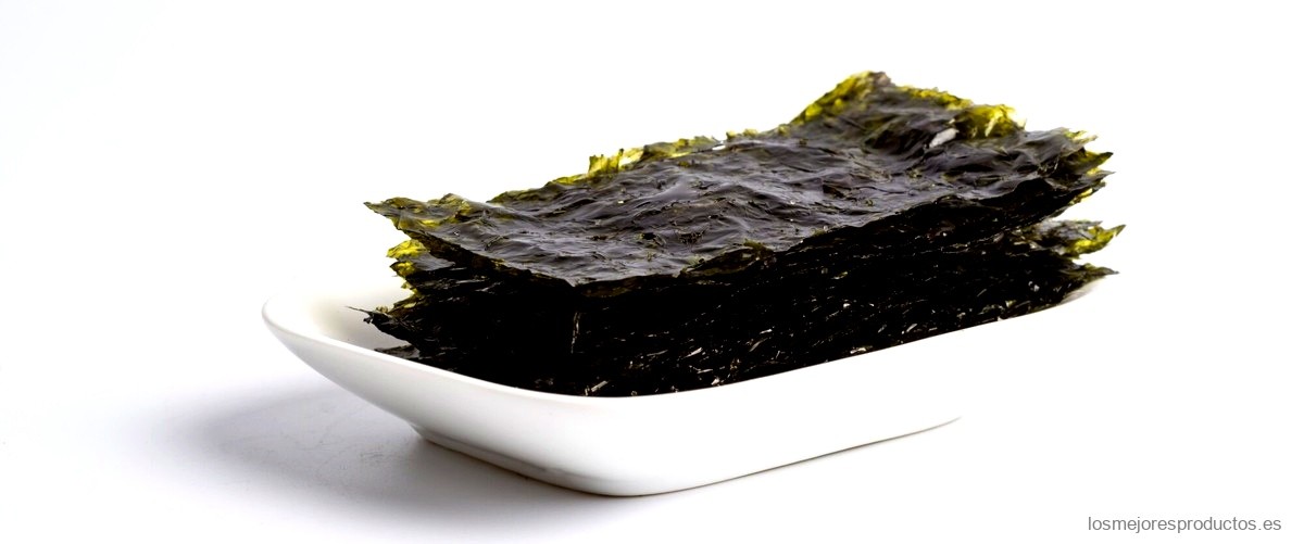¿Qué sabor tiene el alga nori?