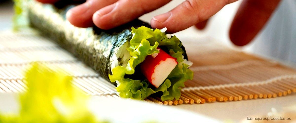 ¿Qué tamaño deben tener las algas para el sushi?
