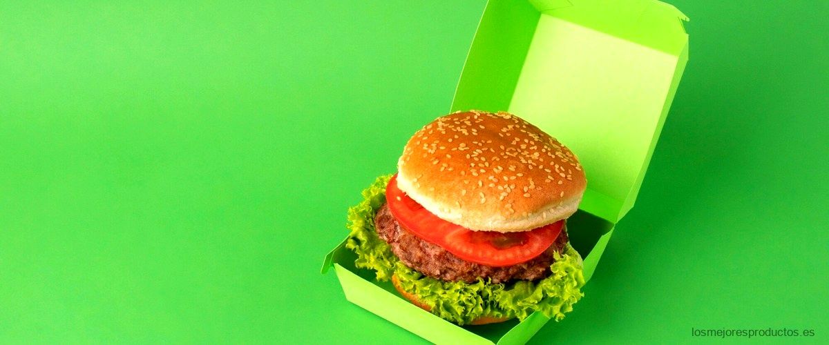 ¿Qué tiene la hamburguesa veggie?