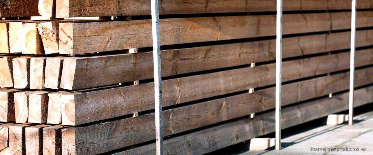¿Qué tipo de madera se utiliza para hacer vigas?