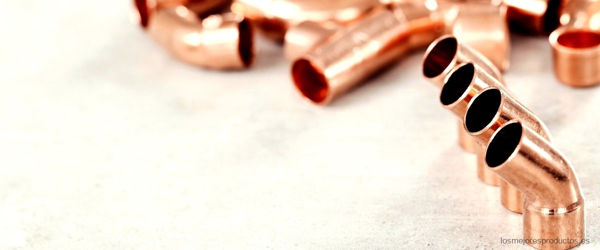 ¿Qué tipos de tuberías de cobre existen?