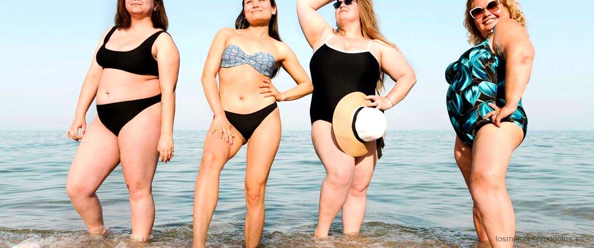 Selección de bañadores mujer tallas grandes en Amazon